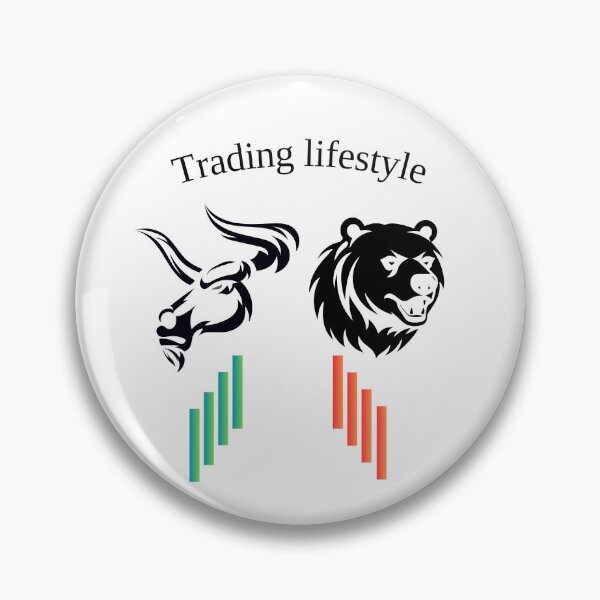 Item preview, Trading Lifestyle With Bull and Bear designed and sold by SrSCreative.