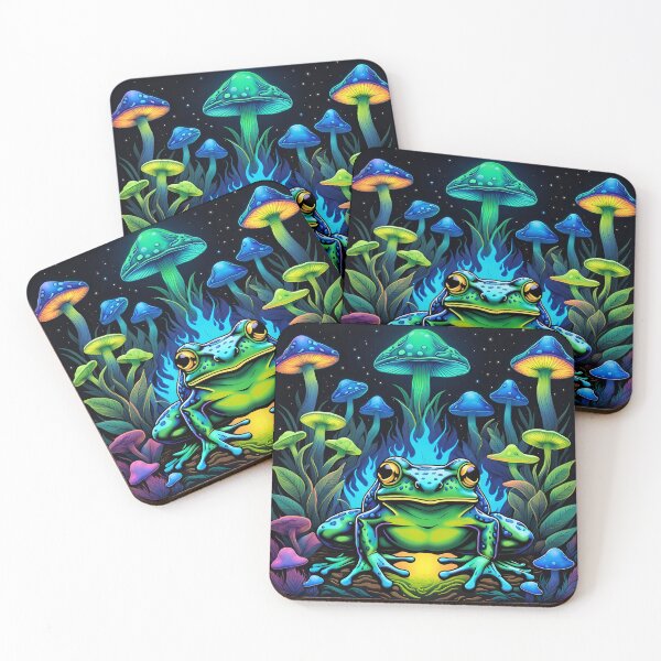 Item preview, Blacklight Frogs designed and sold by shortiiblazed.