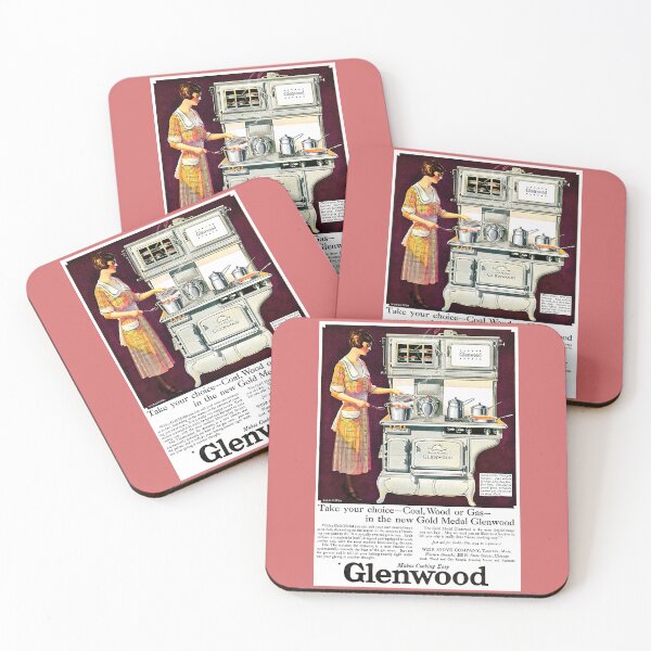 Item preview, Glenwood, Makes Cooking Easy, 3 Ovens, 5 Gas Burners, 1922 Ad designed and sold by zeeposter.