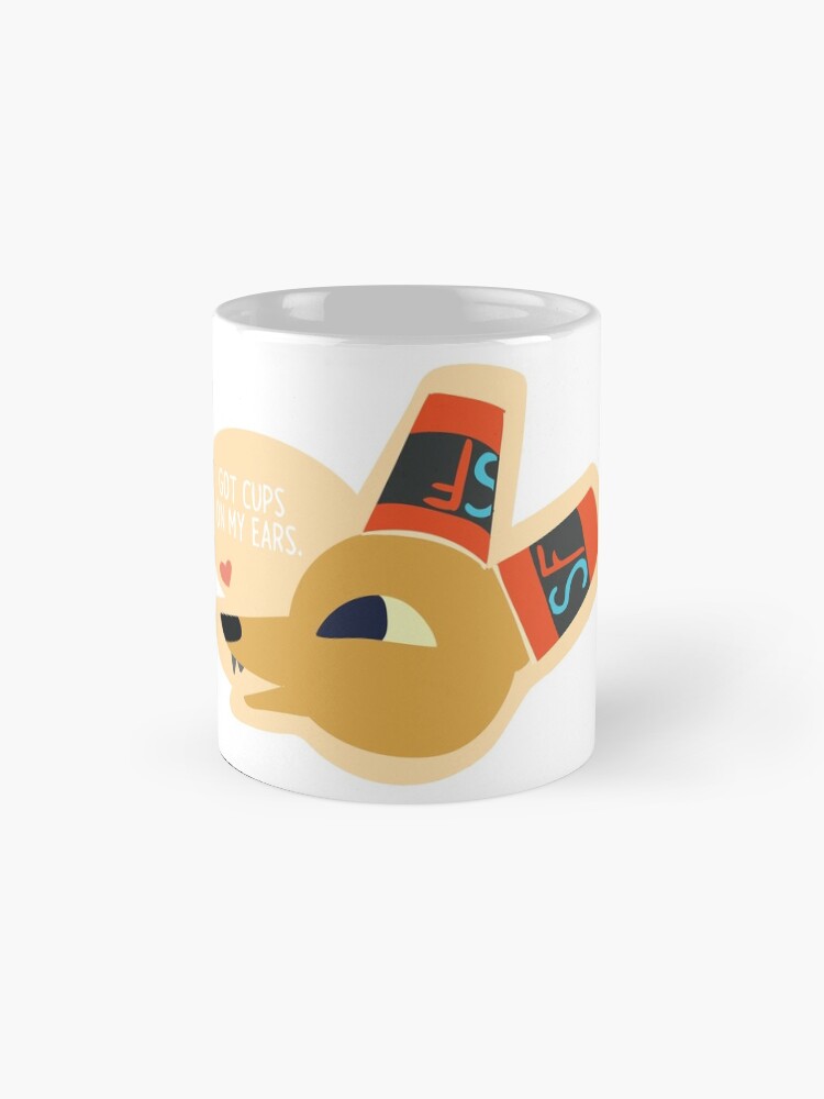 "Got Cups on My Ears" Coffee Mug for Sale by VictoriaWolf Redbubble