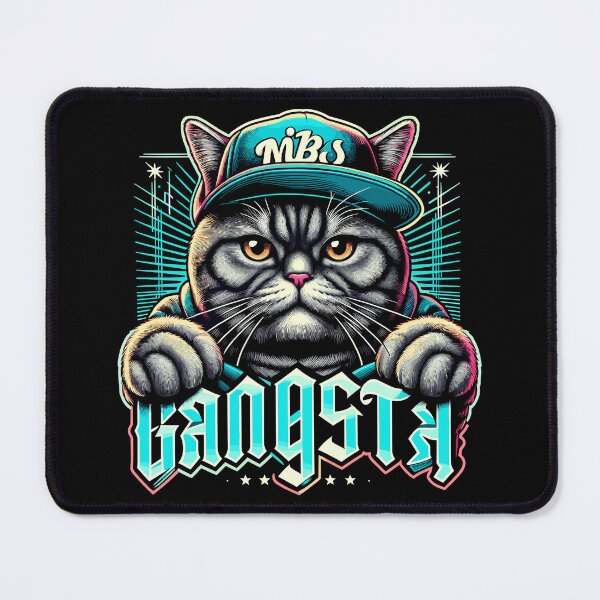 Item preview, BKH British Shorthair Cat Tabby Gangsta Gangster Gift designed and sold by Pineapple-Tree.