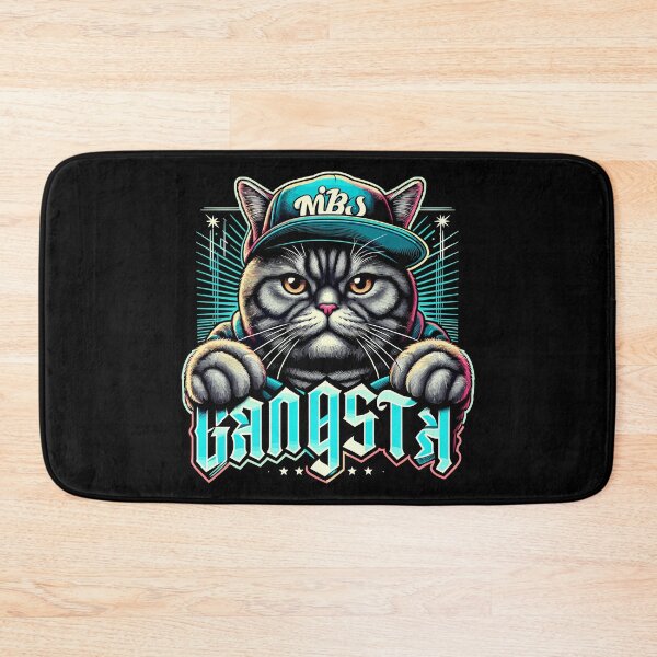 Item preview, BKH British Shorthair Cat Tabby Gangsta Gangster Gift designed and sold by Pineapple-Tree.