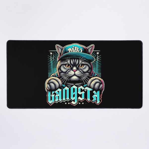 Item preview, BKH British Shorthair Cat Tabby Gangsta Gangster Gift designed and sold by Pineapple-Tree.