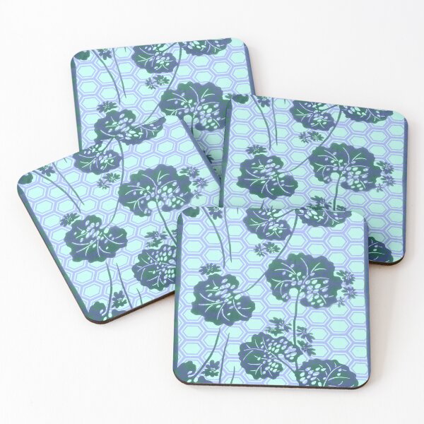 Item preview, Japanese Katagami Stencil Hasu Lily Pad designed and sold by ChidoriVintage.