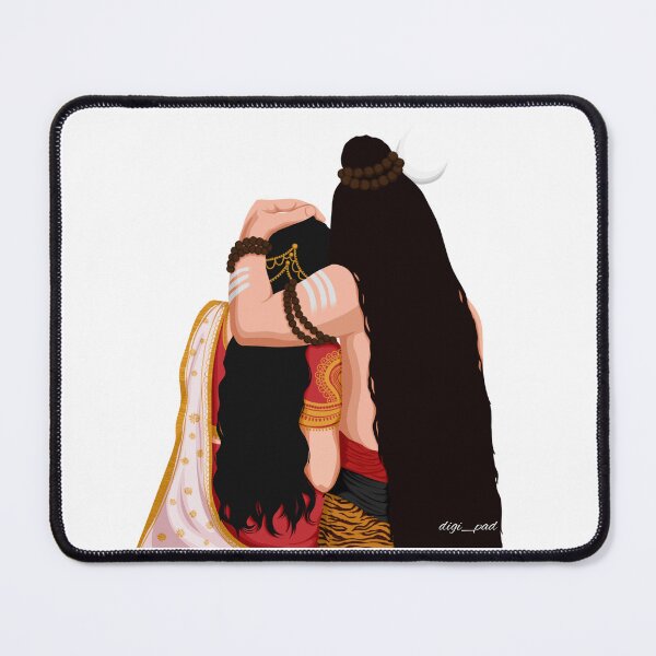 Item preview, Shiv and Parvati designed and sold by AyushkaAgarwal.