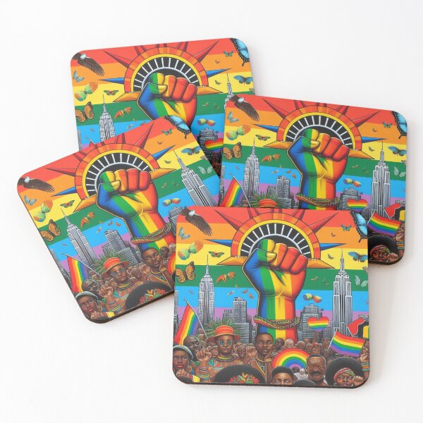 Item preview, Africa Pride 2024 LGBTQIA+ NYC Africa Pride Solidarity March LGBTQIA+ Gay Pride Graphic Design designed and sold by ItsAKinkThing.