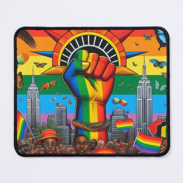 Item preview, Africa Pride 2024 LGBTQIA+ NYC Africa Pride Solidarity March LGBTQIA+ Gay Pride Graphic Design designed and sold by ItsAKinkThing.