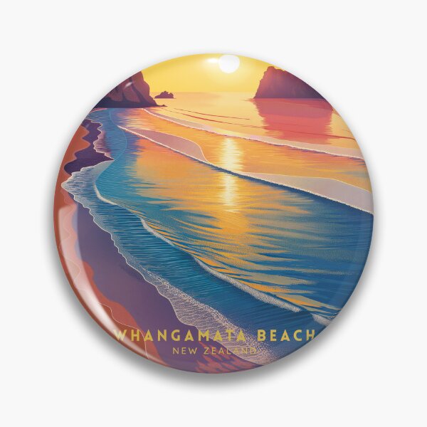 Item preview, Whangamata Beach Waves: New Zealand designed and sold by NeuralVibe.