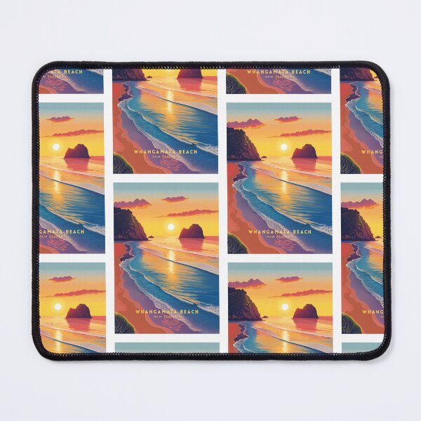 Item preview, Whangamata Beach Waves: New Zealand designed and sold by NeuralVibe.