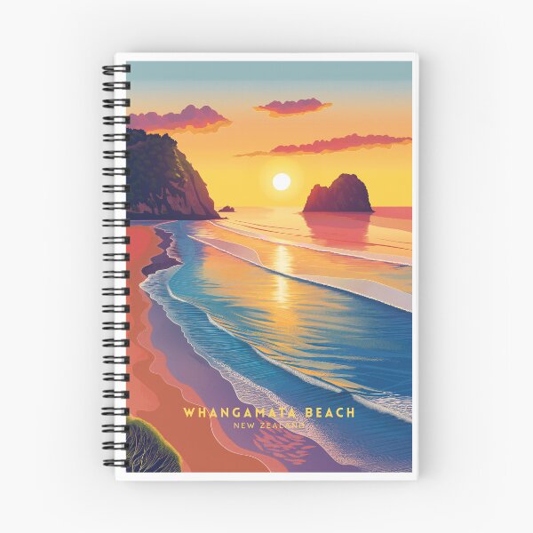 Item preview, Whangamata Beach Waves: New Zealand designed and sold by NeuralVibe.