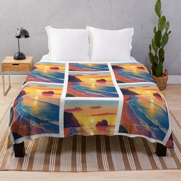 Item preview, Whangamata Beach Waves: New Zealand designed and sold by NeuralVibe.