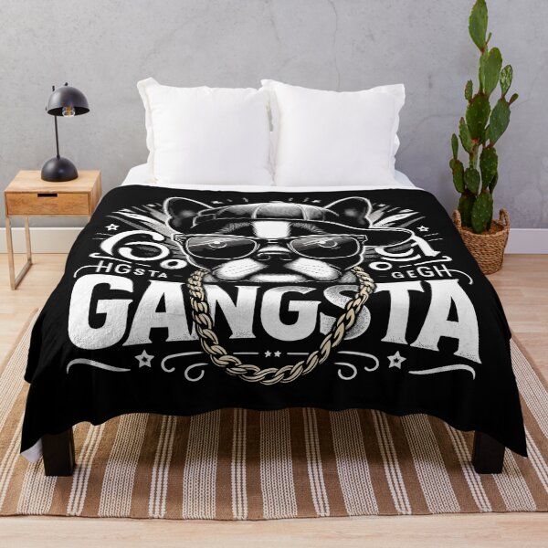Item preview, Boston Terrier Gangsta Gangster Dog Gift designed and sold by Pineapple-Tree.
