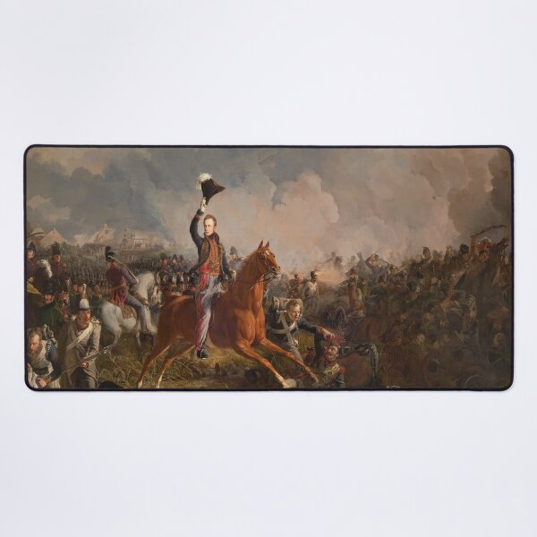 Item preview, Napoleonic Wars - Battle of Quatre Bras - The Prince of Orange leads his men at Quatre Bras - 1815 designed and sold by TheHappyK.
