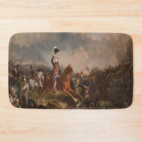 Aperçu de l'œuvre Guerres Napoléoniennes - Bataille des Quatre Bras - Le Prince d'Orange mène ses hommes aux Quatre Bras - 1815 créée et vendue par TheHappyK.