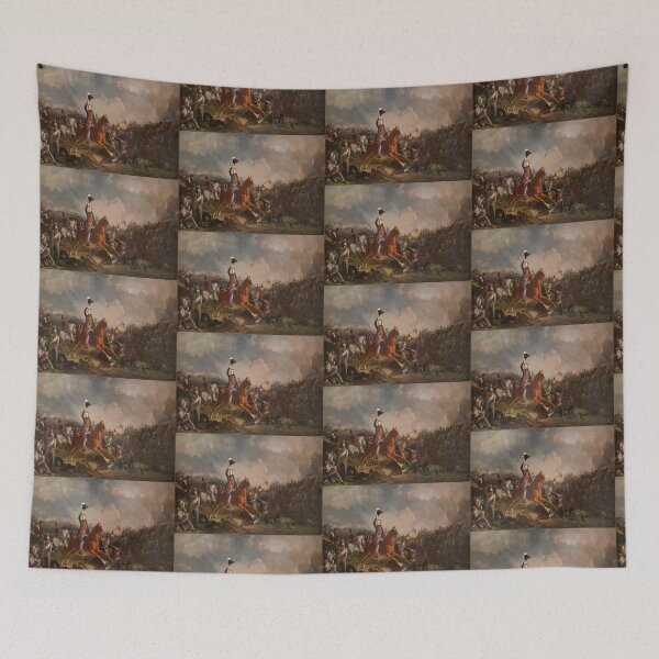 Aperçu de l'œuvre Guerres Napoléoniennes - Bataille des Quatre Bras - Le Prince d'Orange mène ses hommes aux Quatre Bras - 1815 créée et vendue par TheHappyK.