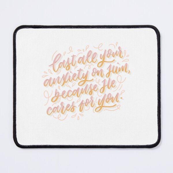 Item preview, 1 Peter 5:7 Cast All Your Anxiety on Him designed and sold by camillegraphy.