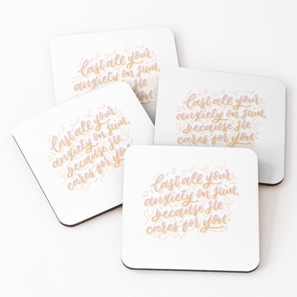 Item preview, 1 Peter 5:7 Cast All Your Anxiety on Him designed and sold by camillegraphy.