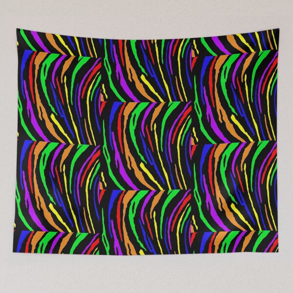 Item preview, Rainbow Tiger Stripes designed and sold by blakcirclegirl.