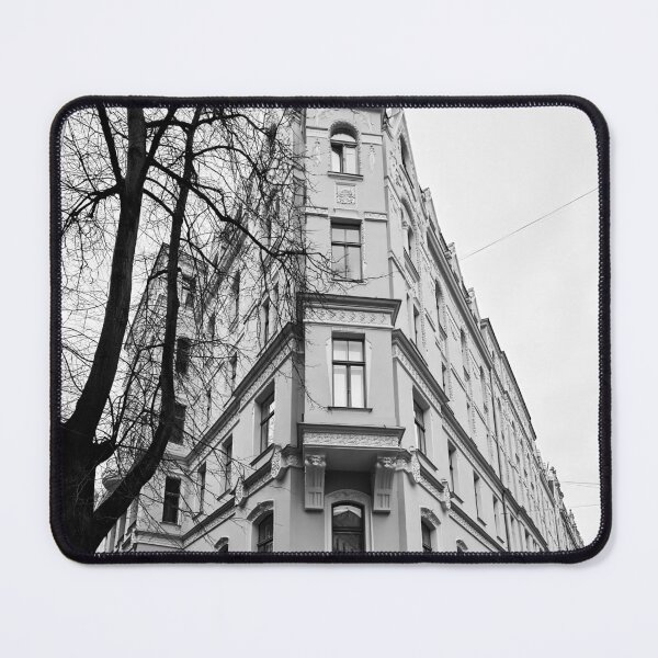 Item preview, Yellow corner. Riga 2024 bw designed and sold by Jouko Lehto Photography.