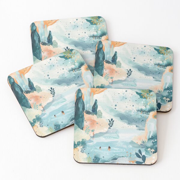 Item preview, Abstract Geothermal Spring designed and sold by palmyst.