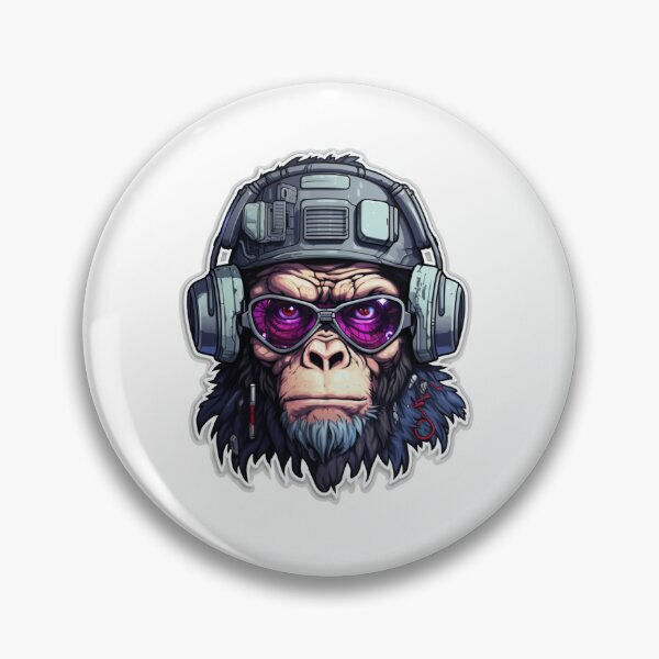 Item preview, Cyber Monkey // Monkey // cool animal // Cyber Animal // Future animal art // Animal Warrior // Animal cute art designed and sold by SMARTKIT  DESIGNAGENCY.