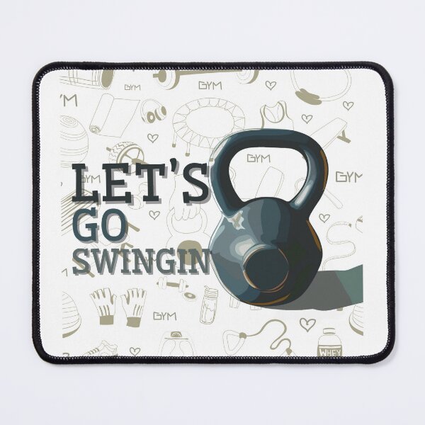 Item preview, Let's go swingin kettlebell designed and sold by QueerPenguin.