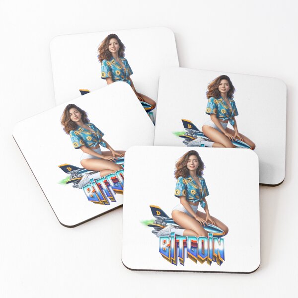 Item preview, BTC Rocket Girl,BTC,Bitcoin,Bitcoin Art,BTC Art designed and sold by 1SINGHA.
