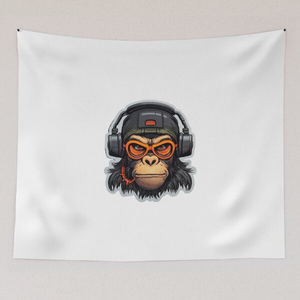 Item preview, Cyber Monkey // Monkey // cool animal // Cyber Animal // Future animal art // Animal Warrior // Animal cute art designed and sold by SMARTKIT  DESIGNAGENCY.