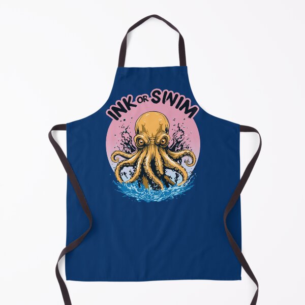 Item preview, Ink Or Swim | Octopus Tattoo Quote designed and sold by TMBTM.