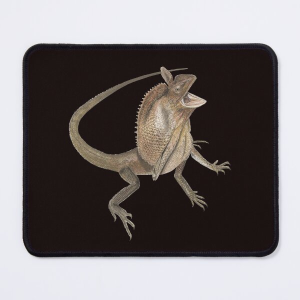 Item preview, Fearsome Frilly [Australian frilled neck lizard] designed and sold by Hannah Mathews.