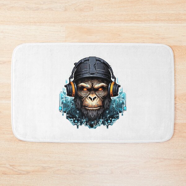 Item preview, Cyber Monkey // Monkey // cool animal // Cyber Animal // Future animal art // Animal Warrior // Animal cute art designed and sold by SMARTKIT  DESIGNAGENCY.