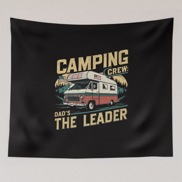 Item preview, Fathers Day Camping Crew: Dads the Leader designed and sold by HOMEDESIGNPRINT.