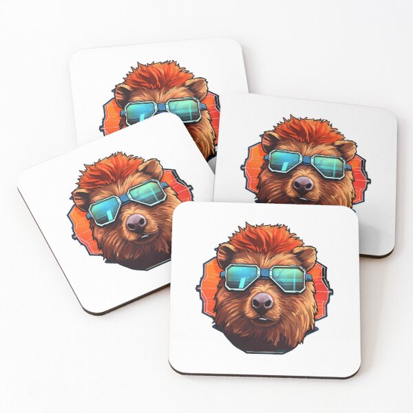 Item preview, Cyber Capybara // Capybara // cool animal // Cyber Animal // Future animal art // Animal Warrior // Animal cute art designed and sold by SMARTKIT  DESIGNAGENCY.