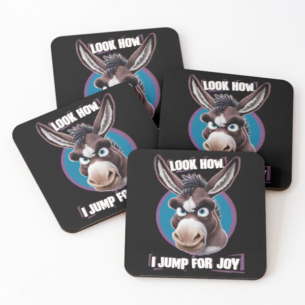 Item preview, LOOK HOW I JUMP FOR JOY, GRUMPY DONKEY  designed and sold by justyna-s28.