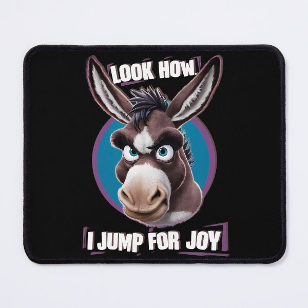 Item preview, LOOK HOW I JUMP FOR JOY, GRUMPY DONKEY  designed and sold by justyna-s28.