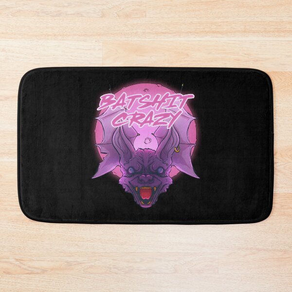 Item preview, BatShit Crazy Bat Animal Night Moon designed and sold by PVSKI.
