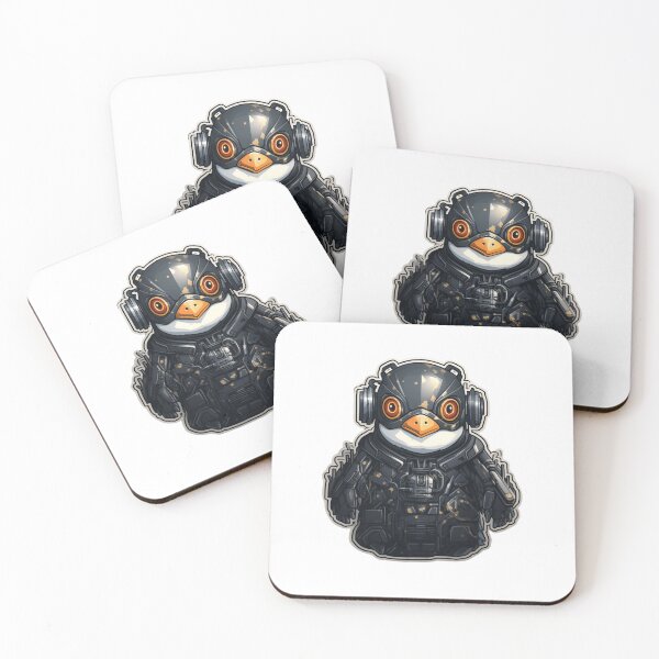 Item preview, Cyber Penguin // Penguin // cool animal // Cyber Animal // Future animal art // Animal Warrior // Animal cute art designed and sold by SMARTKIT  DESIGNAGENCY.