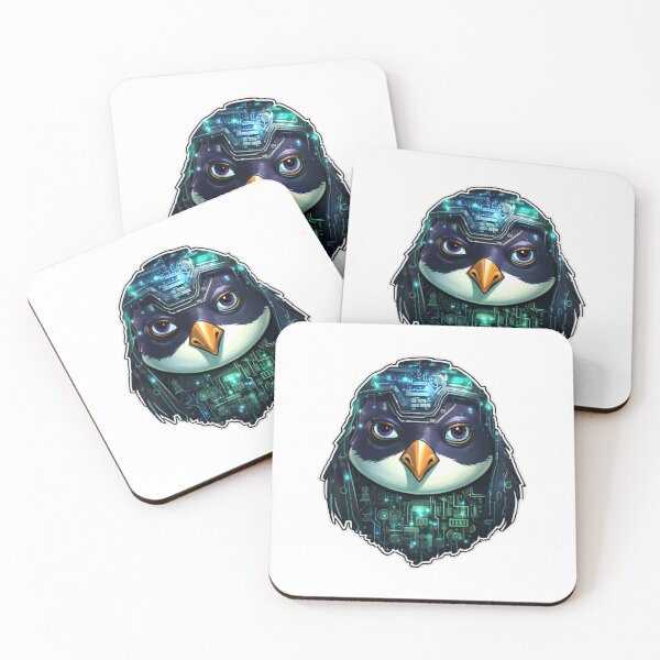 Item preview, Cyber Penguin // Penguin // cool animal // Cyber Animal // Future animal art // Animal Warrior // Animal cute art designed and sold by SMARTKIT  DESIGNAGENCY.