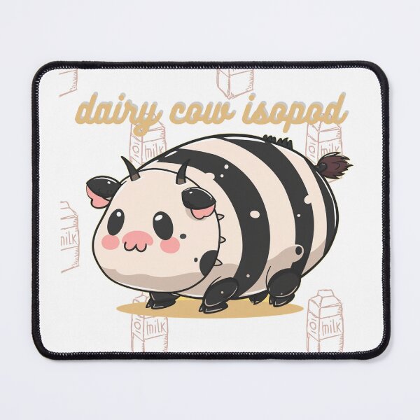 Item preview, dairy cow isopod kawaii designed and sold by QueerPenguin.