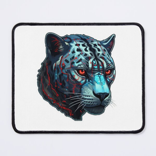 Item preview, Cyber Jaguar // Jaguar // cool animal // Cyber Animal // Future animal art // Animal Warrior // Animal cute art designed and sold by SMARTKIT DESIGNAGENCY.