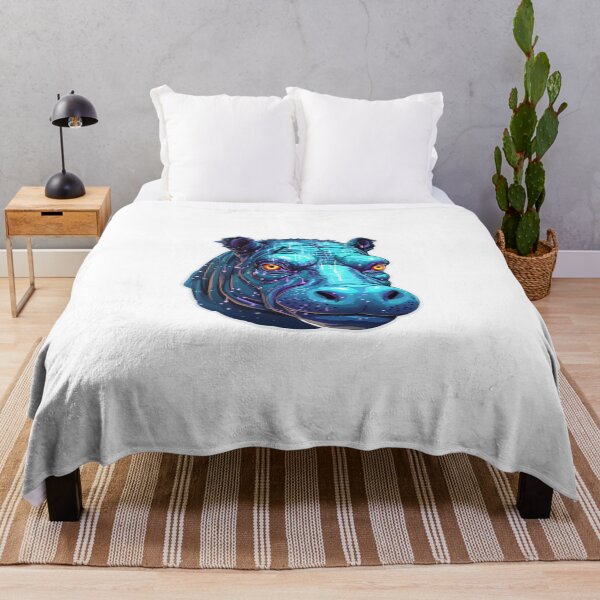 Item preview, Cyber Hippo // Hippo // cool animal // Cyber Animal // Future animal art // Animal Warrior // Animal cute art designed and sold by SMARTKIT DESIGNAGENCY.