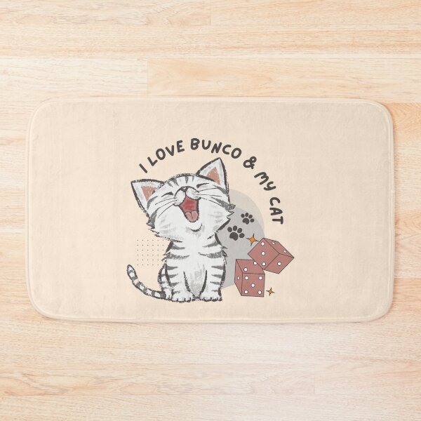 Item preview, I Love Bunco and My Cat designed and sold by SunfullyYours.