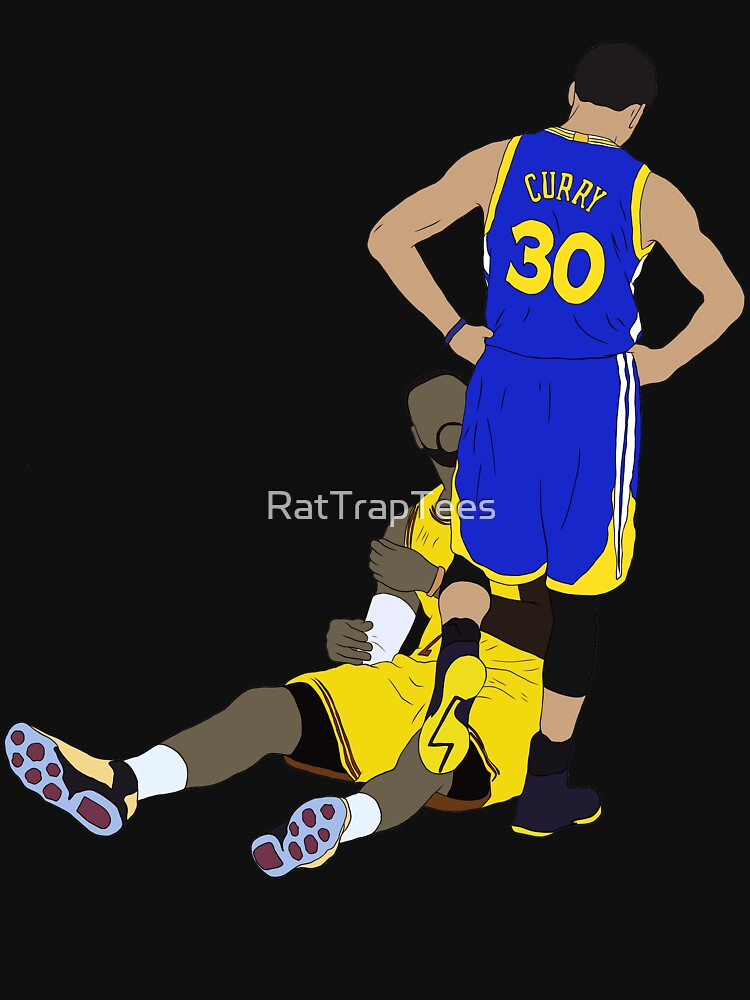 Steph Shooting Over Lebron T-Shirt Graphic Tees Basketball