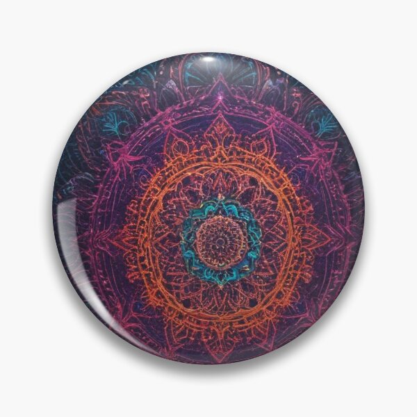 Item preview, mandala and chakra meditation pattern print design  designed and sold by Anshu3813.