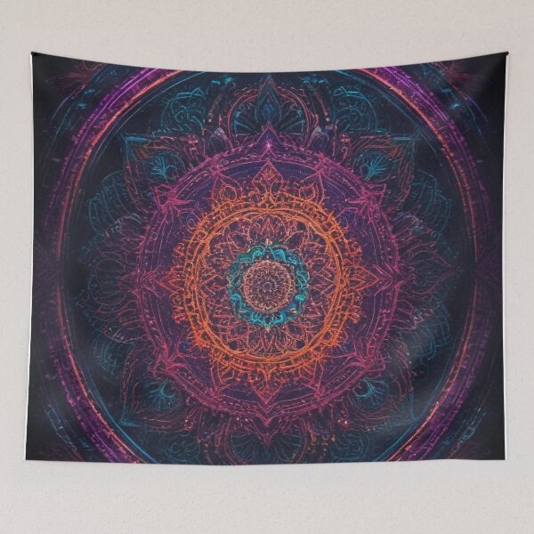 Item preview, mandala and chakra meditation pattern print design  designed and sold by Anshu3813.