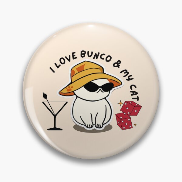 Item preview, I Love Bunco and My Cat designed and sold by SunfullyYours.