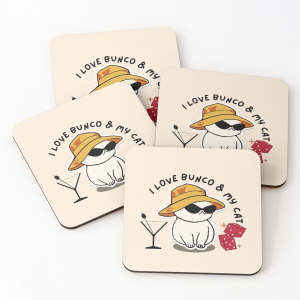 Item preview, I Love Bunco and My Cat designed and sold by SunfullyYours.