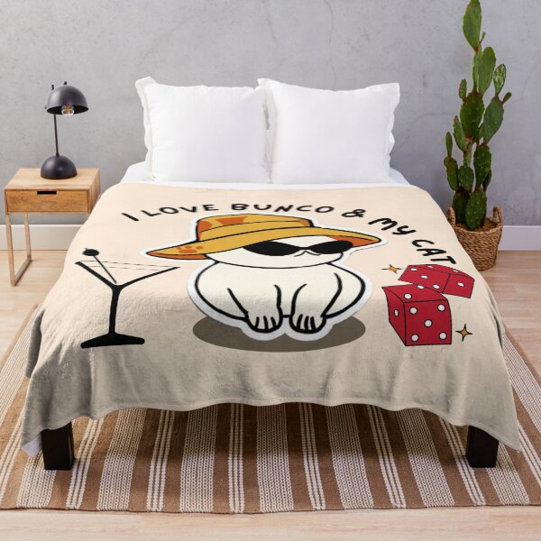 Item preview, I Love Bunco and My Cat designed and sold by SunfullyYours.