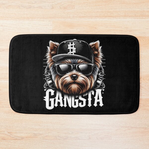Item preview, Yorkshire Terrier Yorkie Gangsta Gangster Dog Gift designed and sold by Pineapple-Tree.