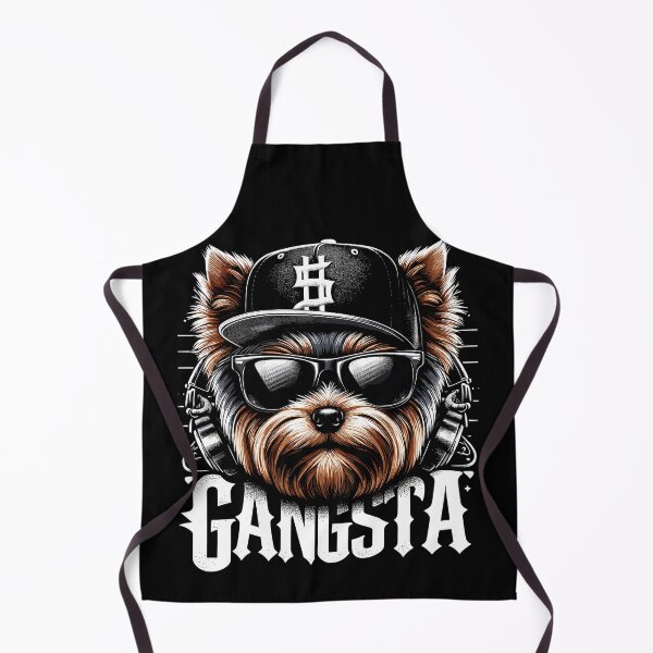 Item preview, Yorkshire Terrier Yorkie Gangsta Gangster Dog Gift designed and sold by Pineapple-Tree.